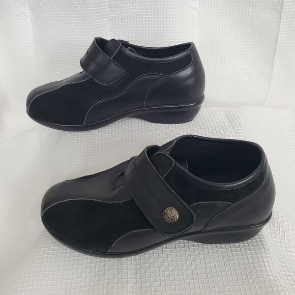 Propet Womens 8.5 XX 4E Shoes Leather Upper Comfort Adjustable Strap Orthopedic - Picture 5 of 14